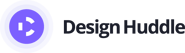 Design Huddle Logo Flat